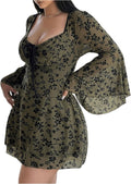Floerns Women's Plus Size Floral Gothic Dress for Every Occasion