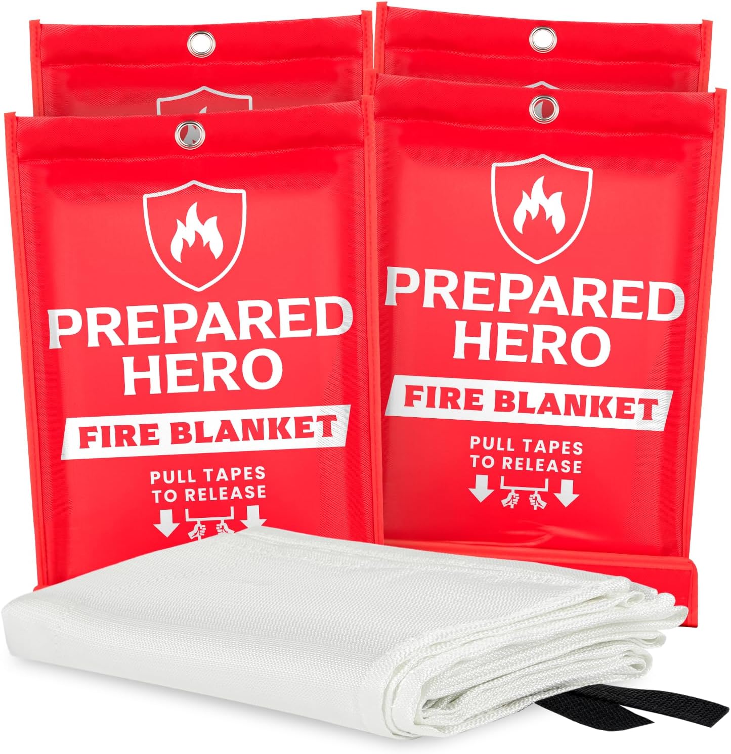 Prepared Hero Emergency Fire Blanket for Quick Fire Suppression