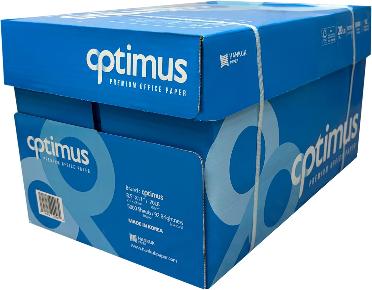 5000 Sheets Multipurpose Copy Paper, 20 lb, 8.5 x 11 - UOFFICE