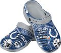 FOCO NFL Team Logo Historic Print Garden Water Sandals - Fan Ready fit