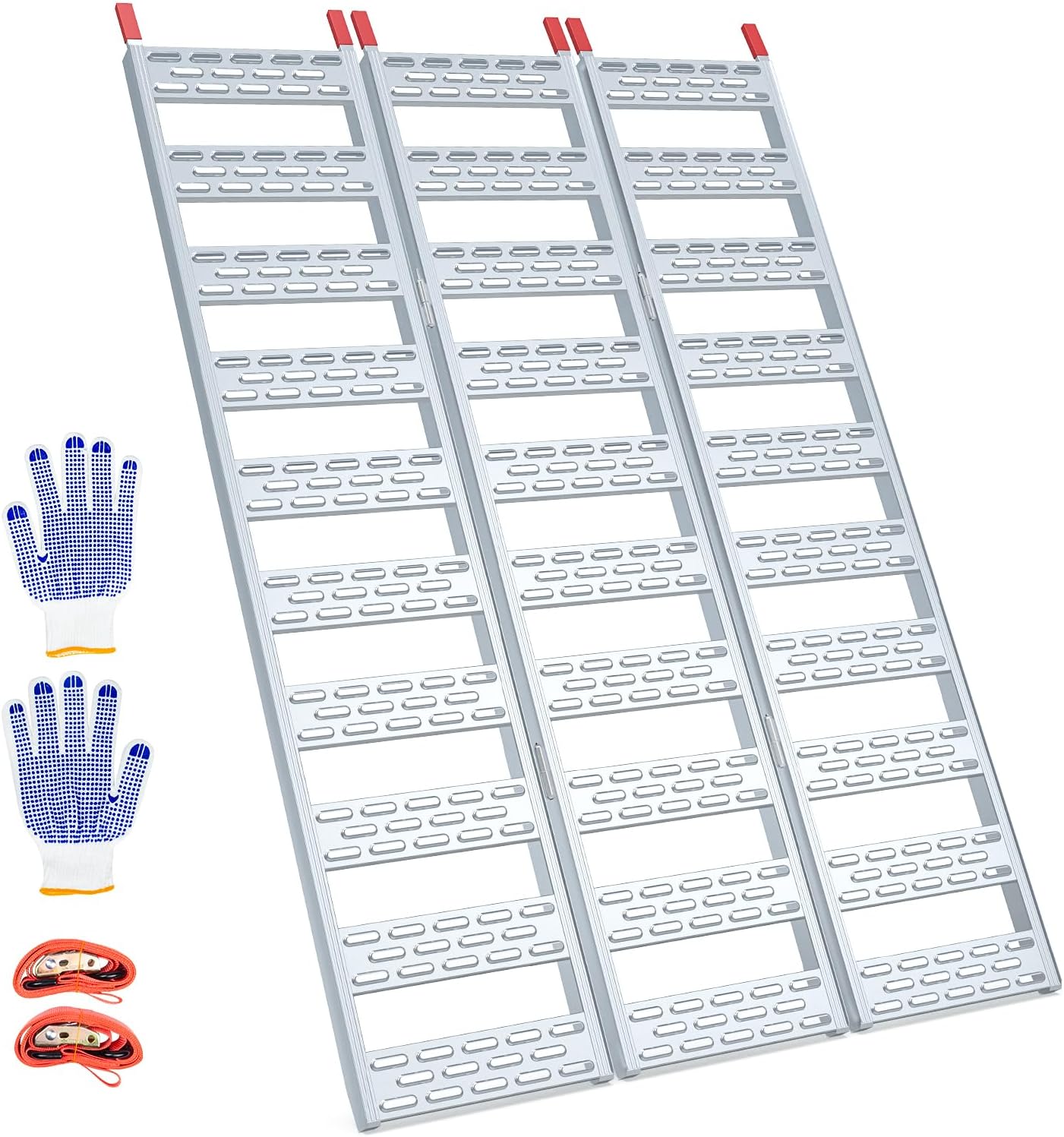 Aluminum Tri-Folding Truck Ramps for Safe Vehicle Loading