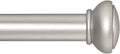 Adjustable 28-120 Inch Curtain Rod Set - Elegant Silver Finish by SIMEWIN