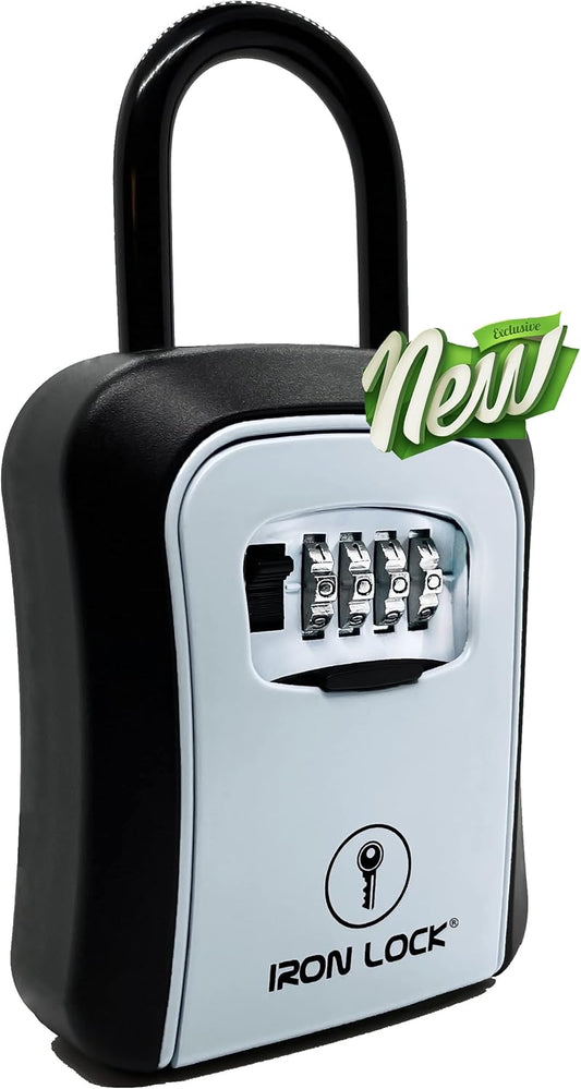 Iron Lock: Waterproof 4-Digit Combo Key Box