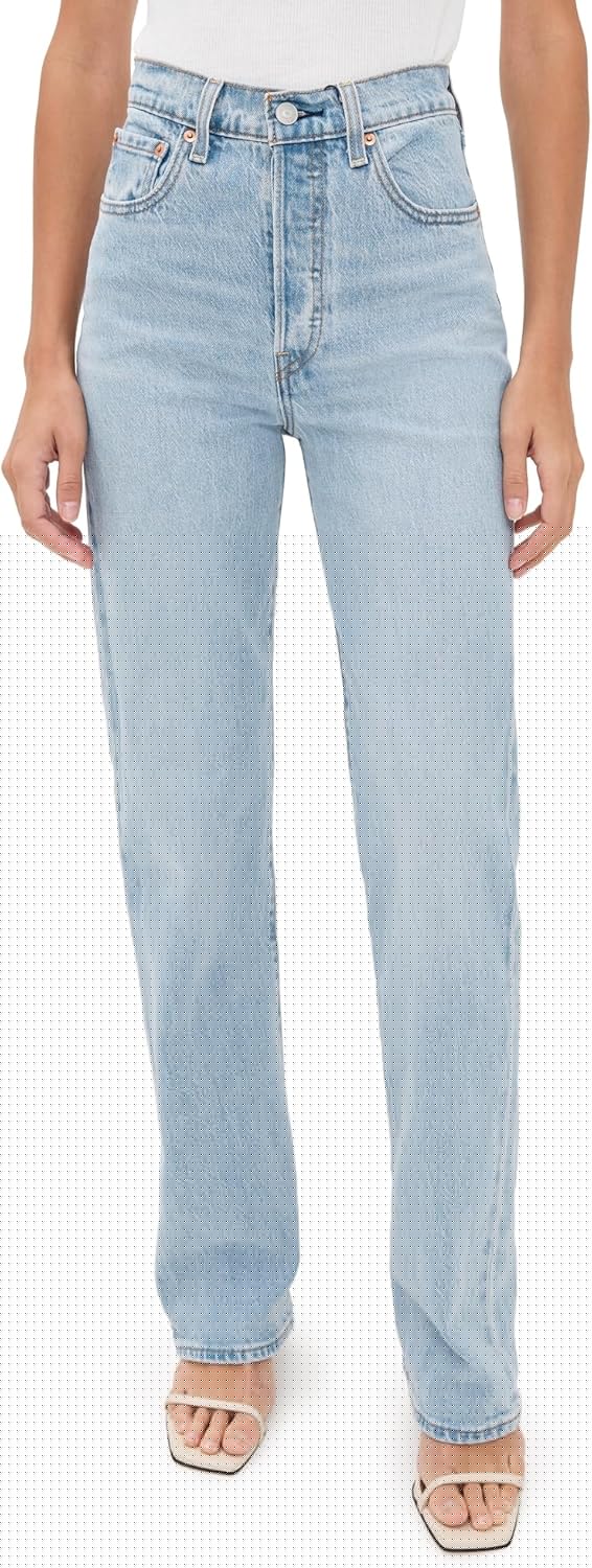 Levi's Womens Ribcage Full Length Jeans for Stylish Comfort
