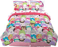 Franco Squishmallows Bedding 7 Piece Full Comforter and Sheet Set