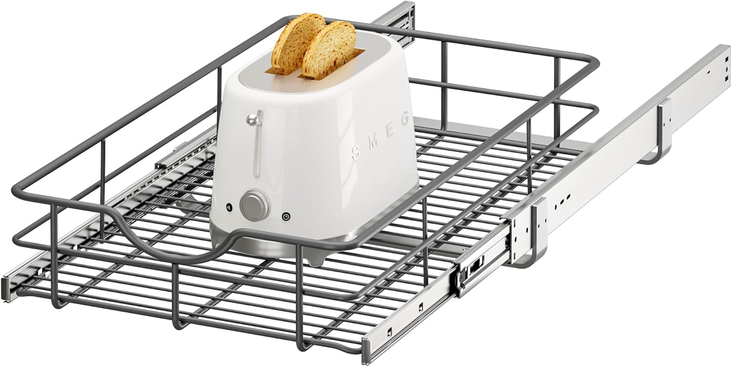 ALINE FURNITURE Pull Out Shelves for Kitchen Cabinets and Pantry