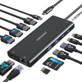 USB C Docking Station 3 Monitors Multiport Hub - Triple 4K Display