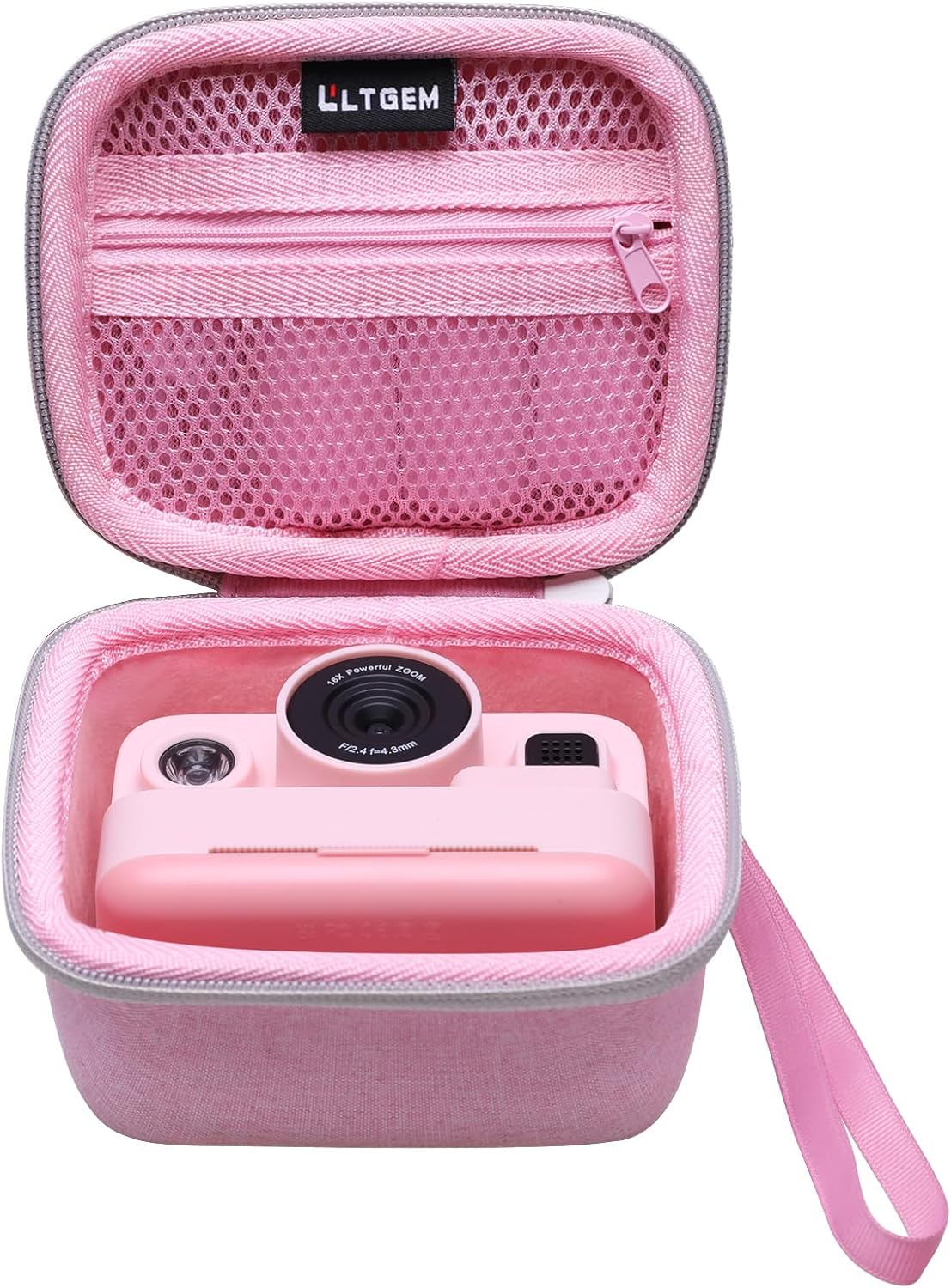 Pink Case for Instant Print Kids Camera