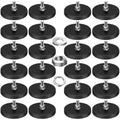 24Pack Rubber Coated Magnets 30LBS with M5 Thread - Heavy Duty Hold