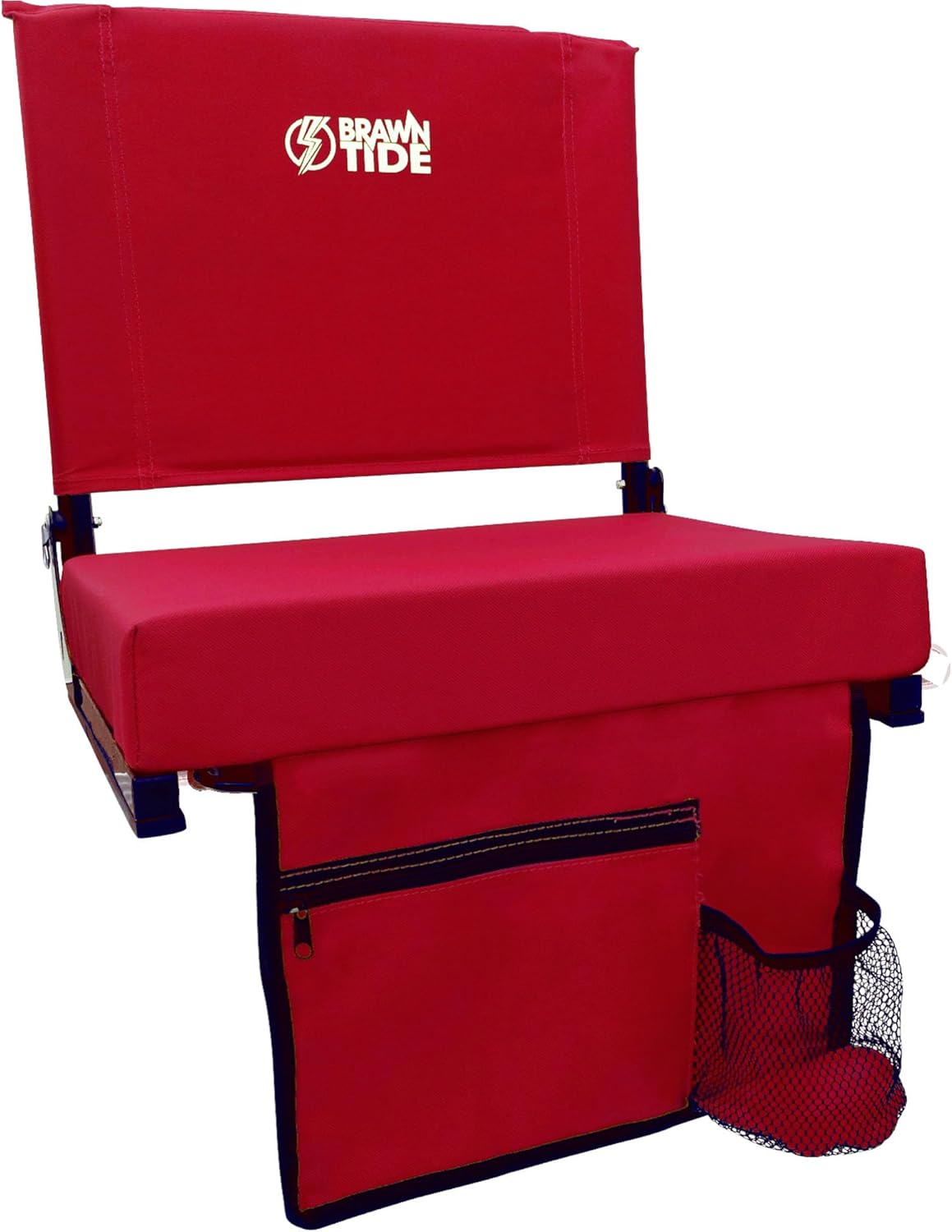BRAWNTIDE Wide Stadium Seat with Extra Thick Cushion for Comfort