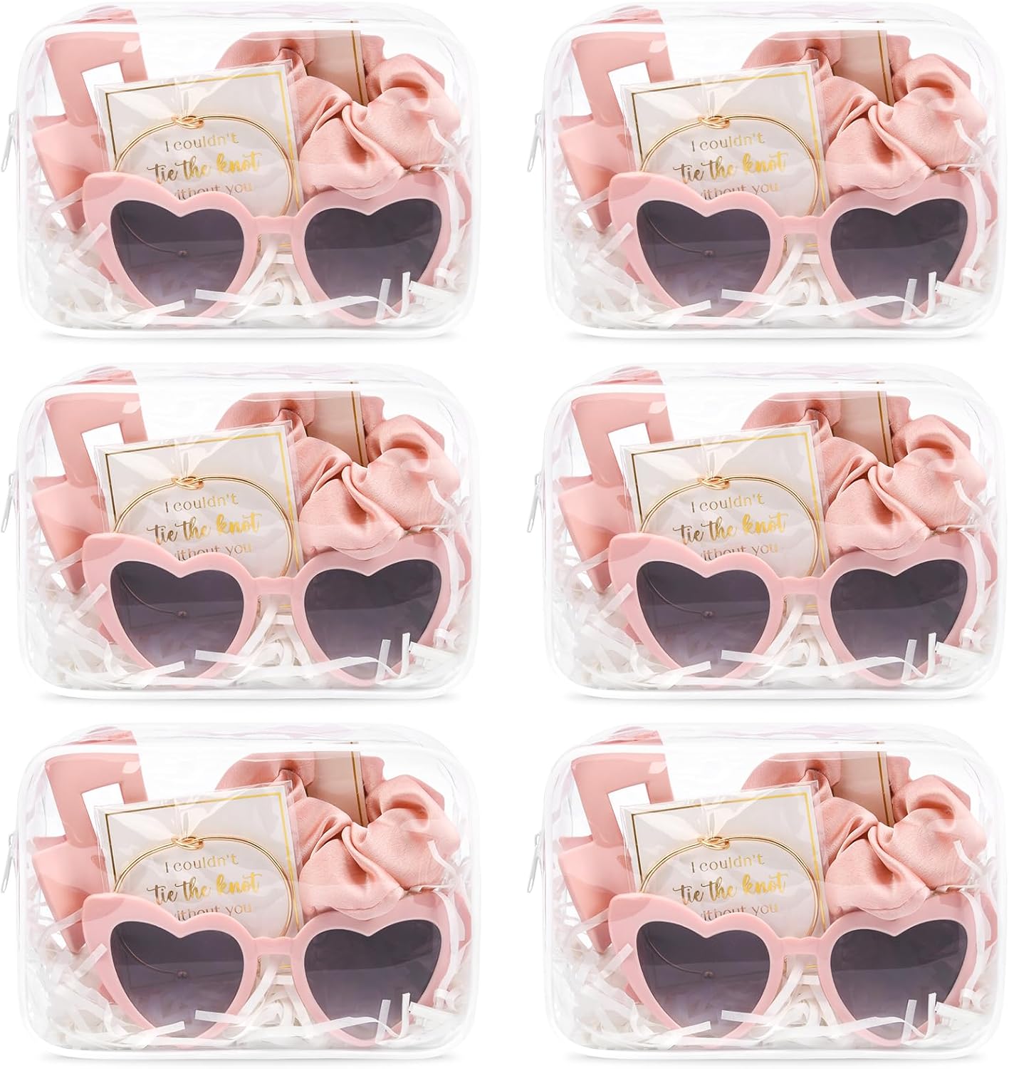 DEEKA 30 Pcs Bridesmaid Proposal Bag Set for Wedding Gifts