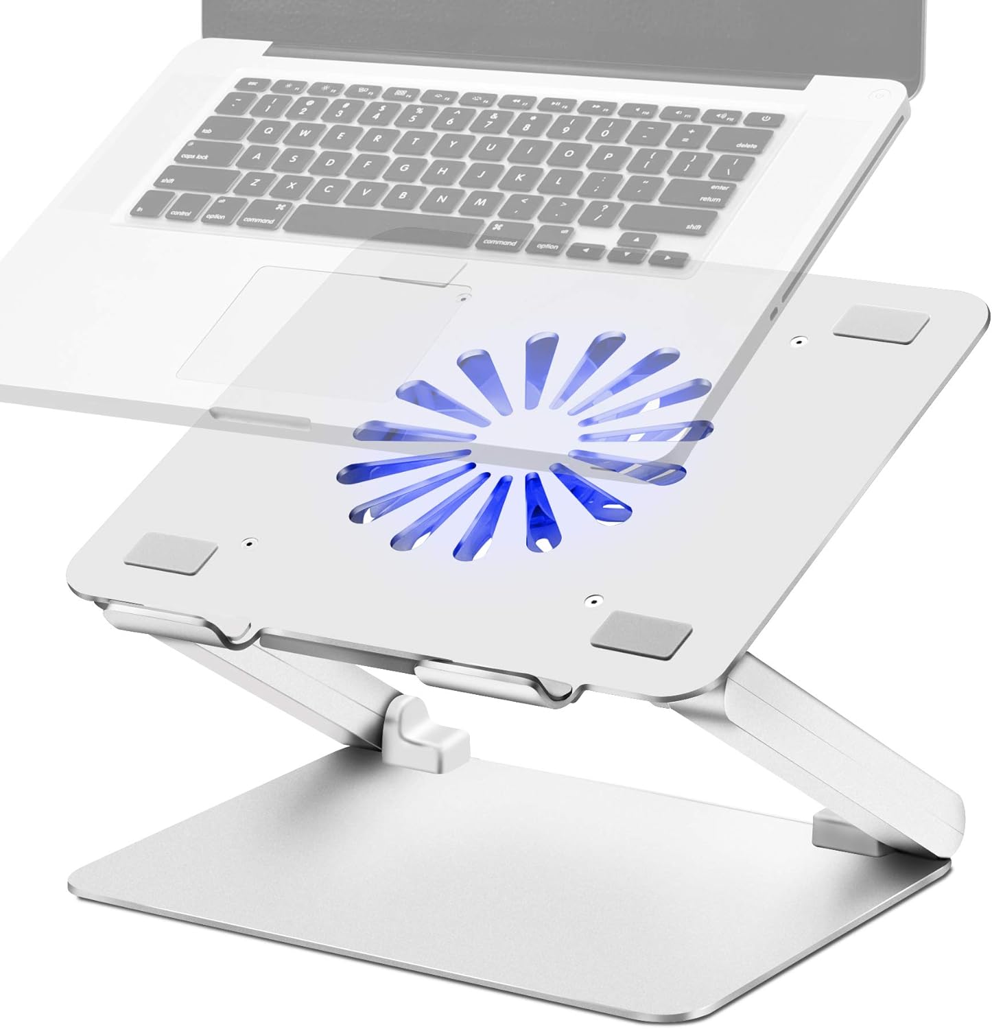 SOUNDANCE Laptop Cooling Pad with Low-Noise Fan and USB Hubs