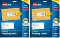 Avery Printable Shipping Labels 2 in x 4 in - TrueBlock & Sure Feed