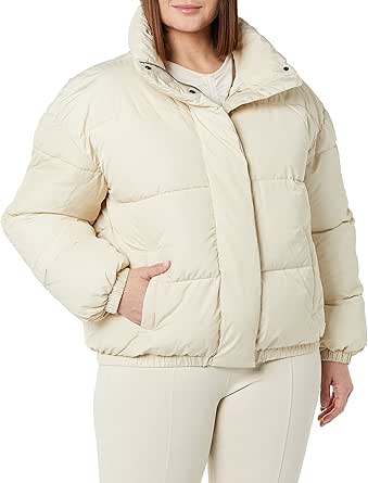 Women's Relaxed-Fit Mock-Neck Short Puffer Jacket Review