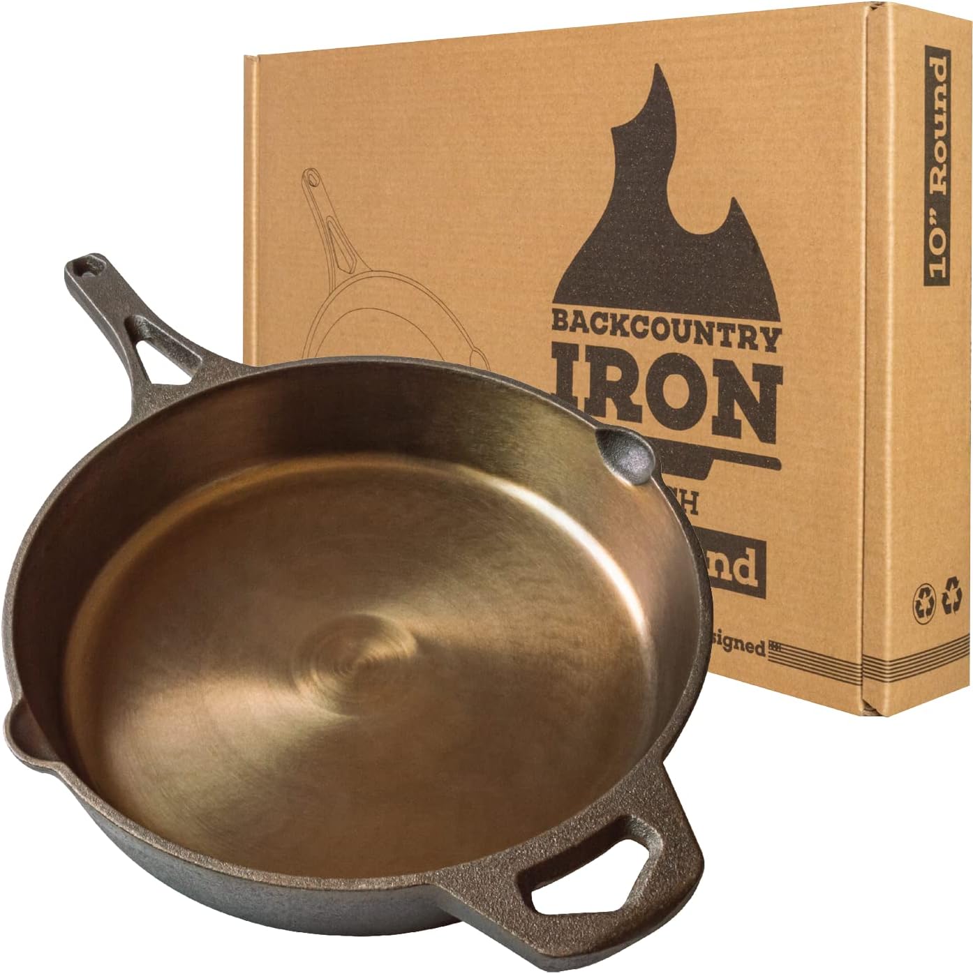 10-1/4 Inch Smooth Cast Iron Skillet for Perfect Cooking