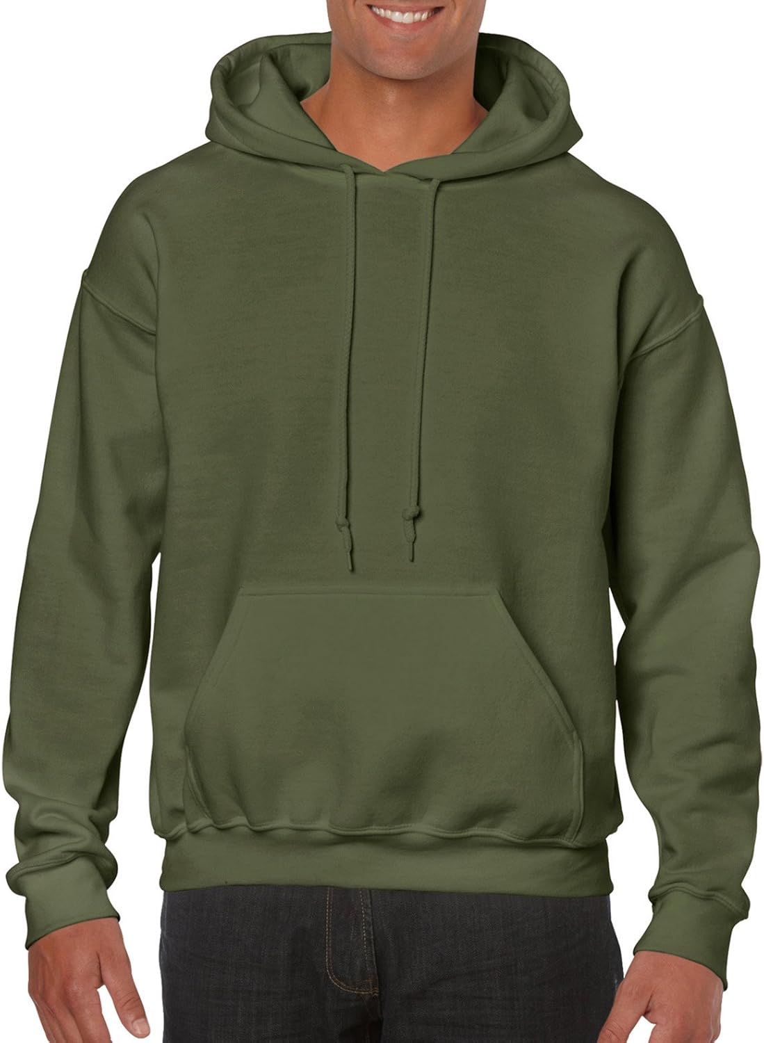 Gildan Heavy Blend Fleece Hoodie XL Military Green