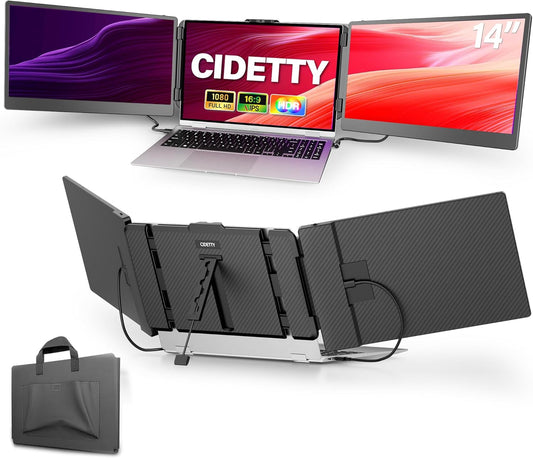 Laptop Screen Extender 14ft' FHD 1080P IPS Ultra-Thin Display