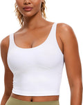 CRZ YOGA Womens Butterluxe U Back Longline Sports Bra - Soft Support