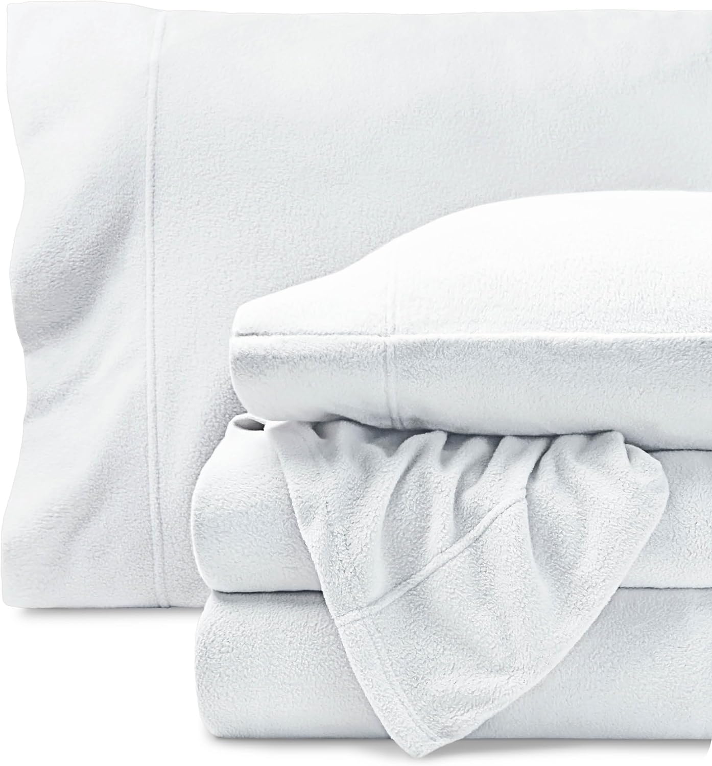 Bare Home Super Soft Fleece Sheet Set for Cozy Comfort