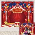 Circus Backdrop Red Curtain Carnival Theme Photography Backdrop