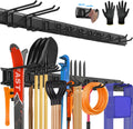 64 in All-Metal Garage Tool Organizer Wall Mount - Heavy-Duty Storage
