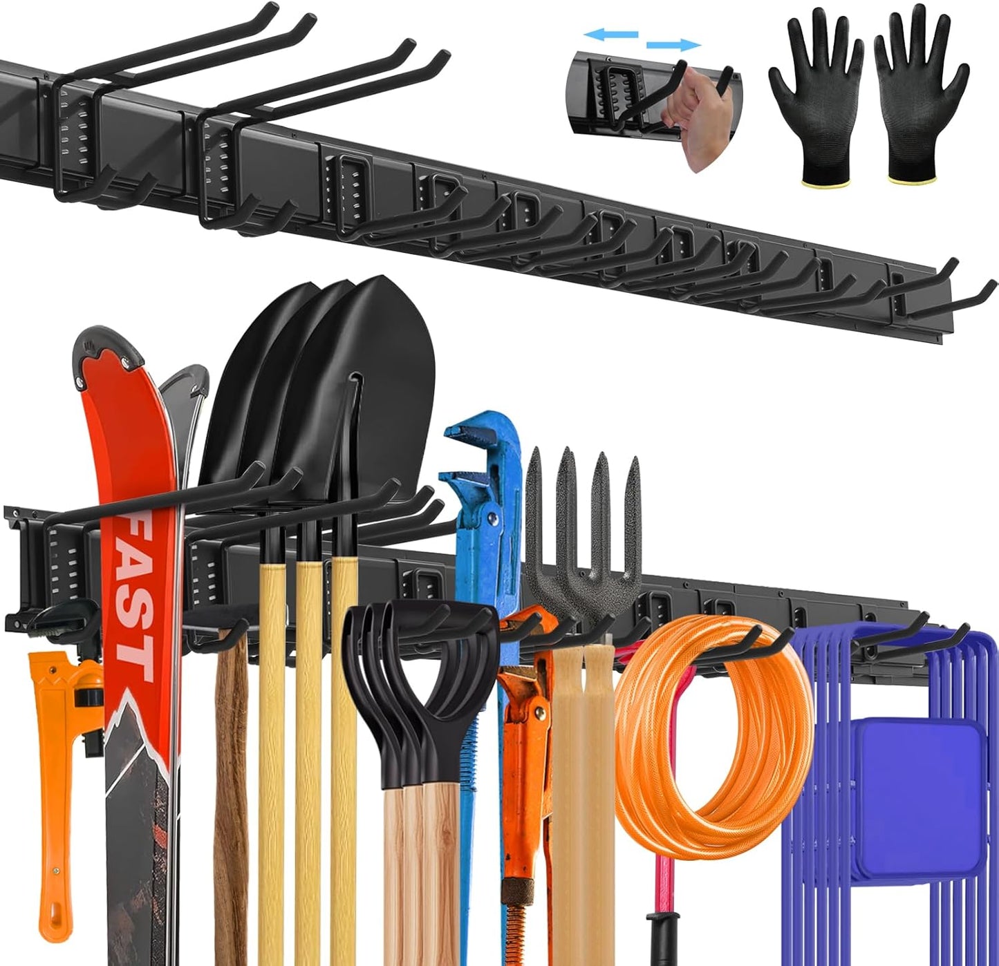 64-Inch Heavy-Duty Garage Tool Organizer for Efficient Storage