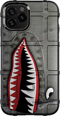 P-40 TigerShark Jaws Teeth Rugged Shield Case for iPhone 11 Pro Max