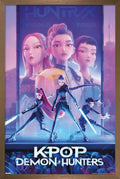 KPop Demon Hunters Wall Poster - Stylish Bronze Framed Art