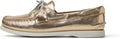 Womens A/O 2-Eye Boat Shoe Leather Slip-On - Timeless Comfort