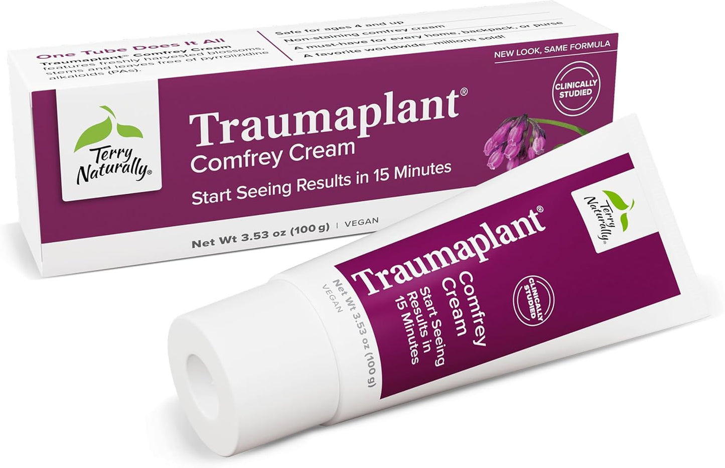 Traumaplant Comfrey Cream - Non-Staining Herbal Relief Cream