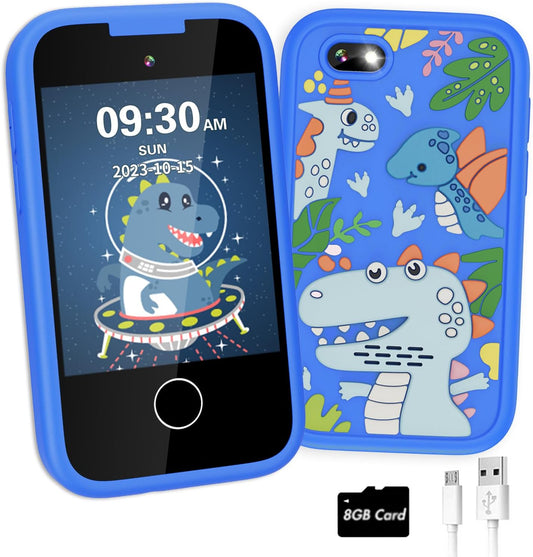 Interactive Dual Camera Dino Phone for Kids 3-7 | Music Games ABCs | Gift Idea"