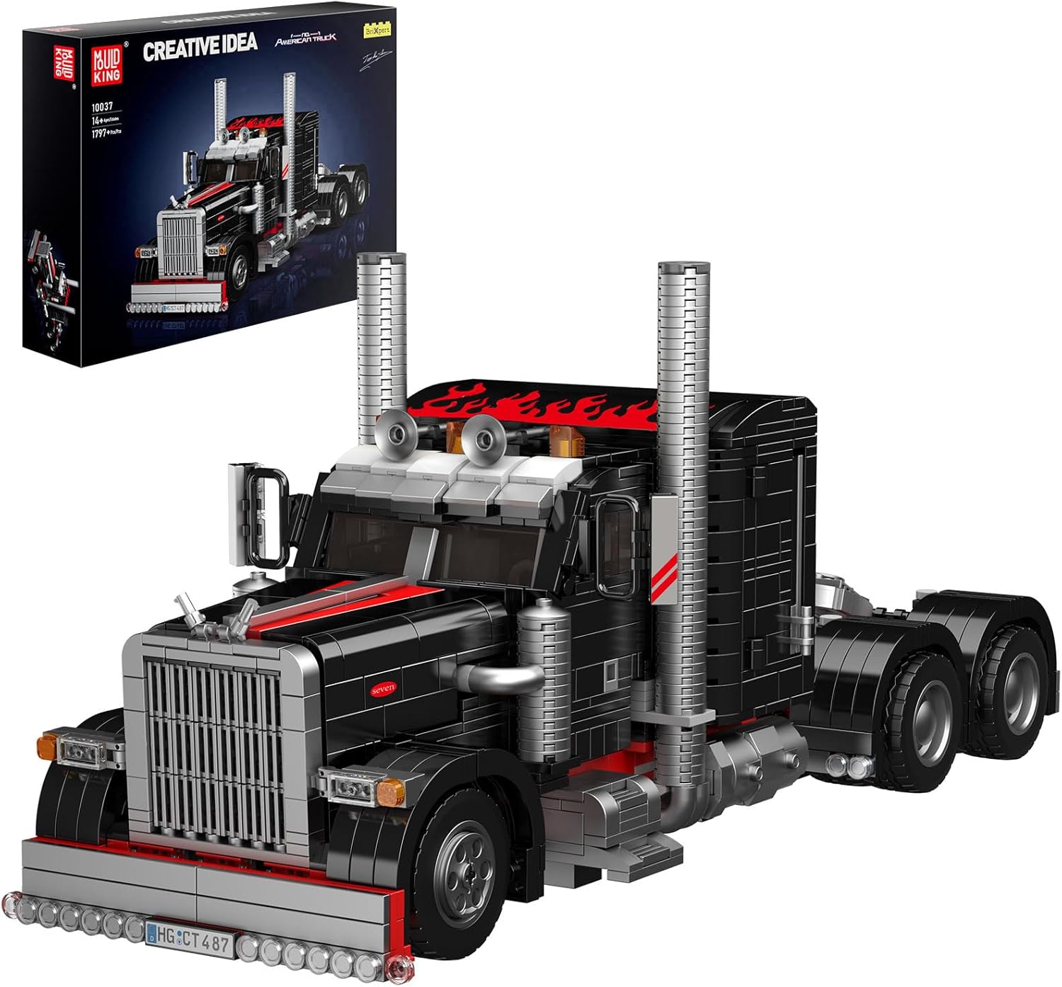 Mould King Semi Truck Toys Building Sets for Collectors and Kids