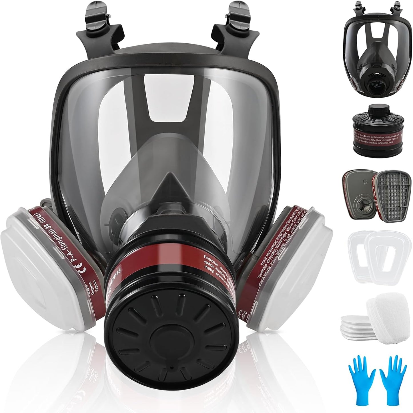 Faburo Half & Full Face Respirator Mask for Safety