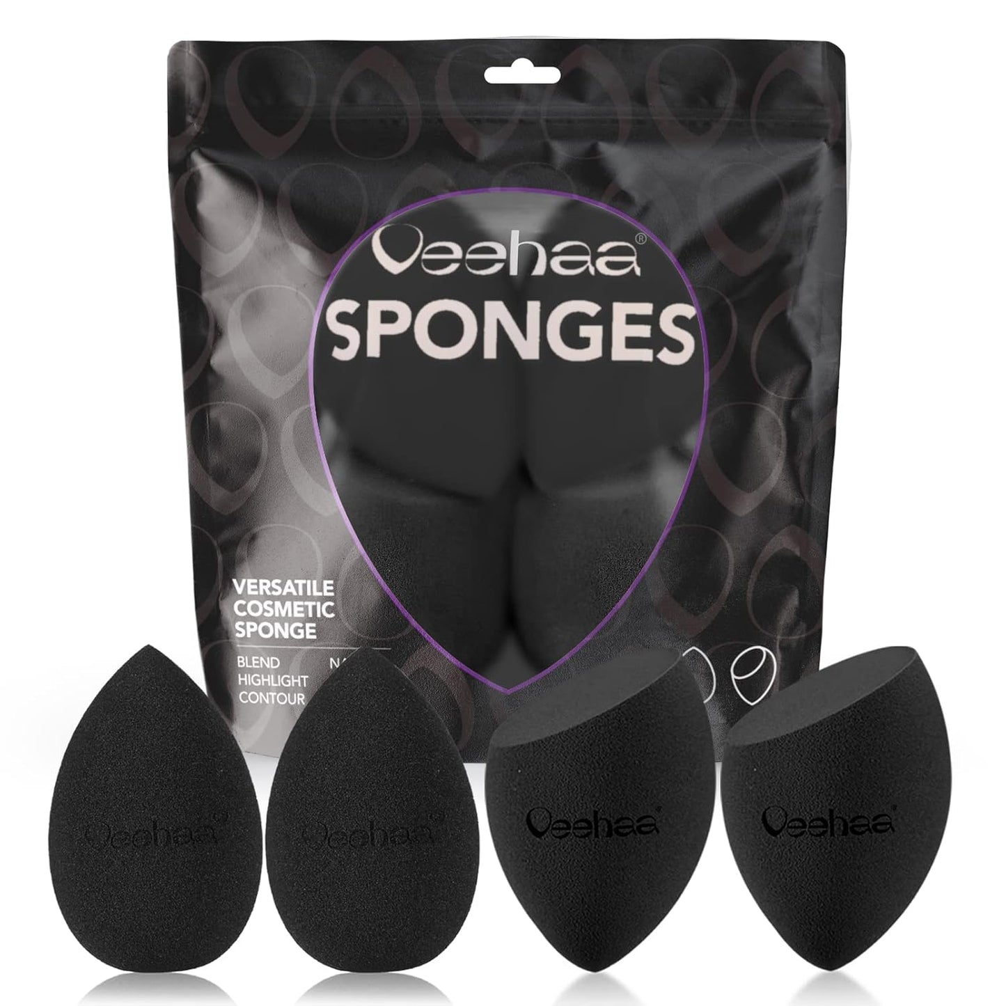 Latex-Free Makeup Sponge Set for Flawless Application