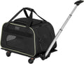 Petsfit Cat Carrier with Wheels Airline Approved - Rolling Pet Travel