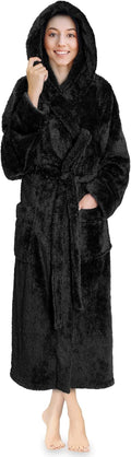 Cozy Sherpa Hooded Robe for Women