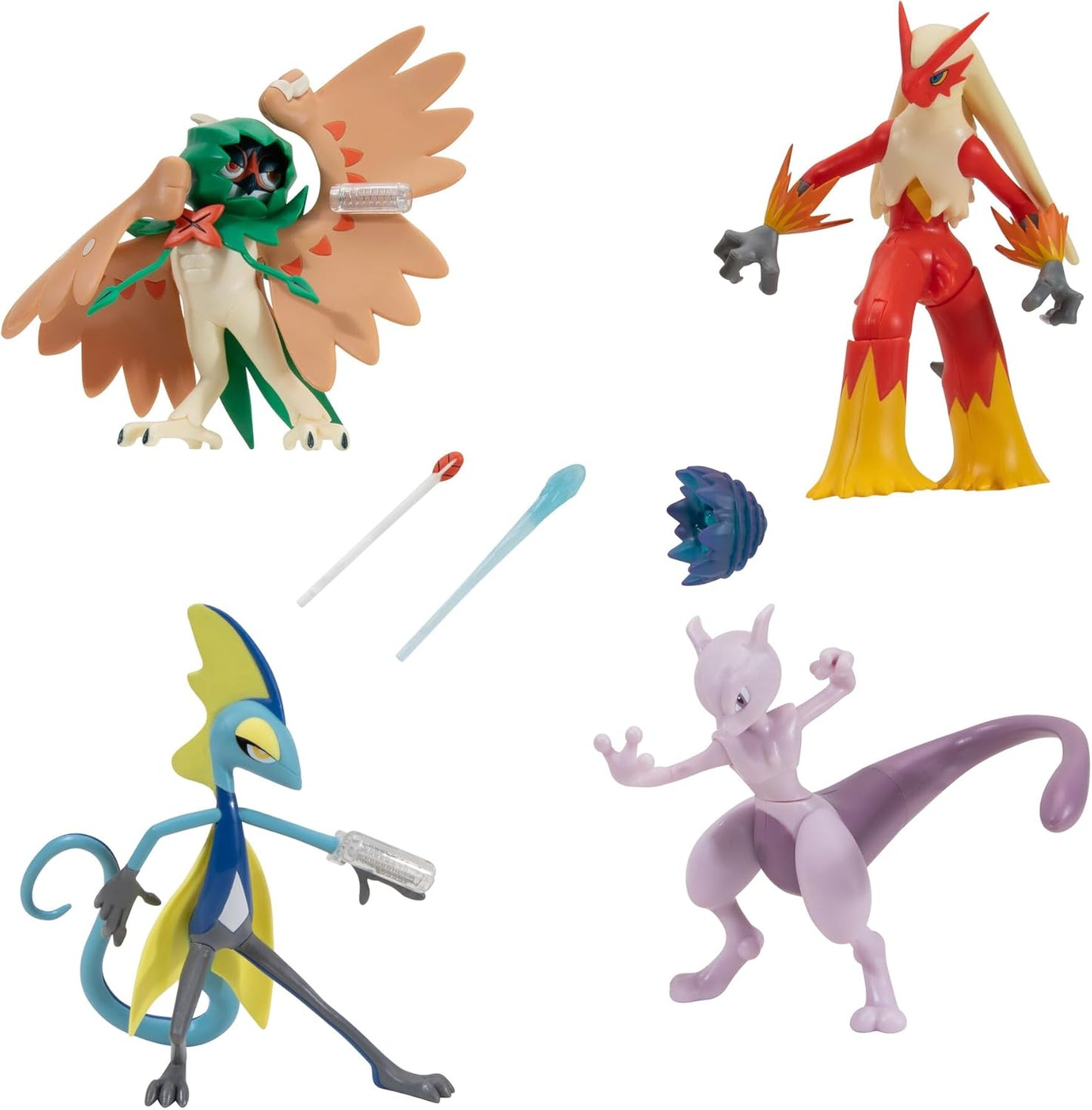 Pokemon Battle Feature Figure 4 Pack with Unique Actions and Details