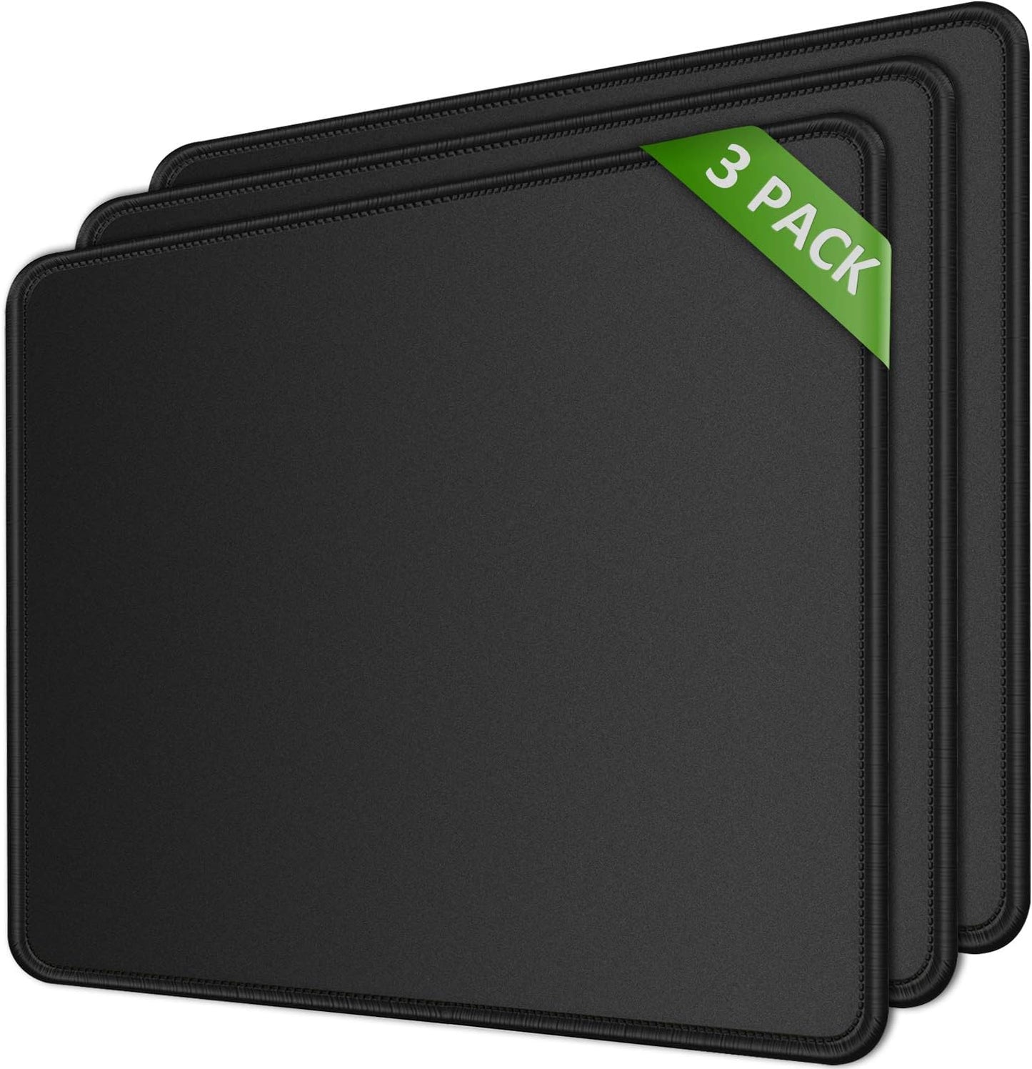 MROCO 3 Pack Larger Waterproof Mousepads for Home & Office