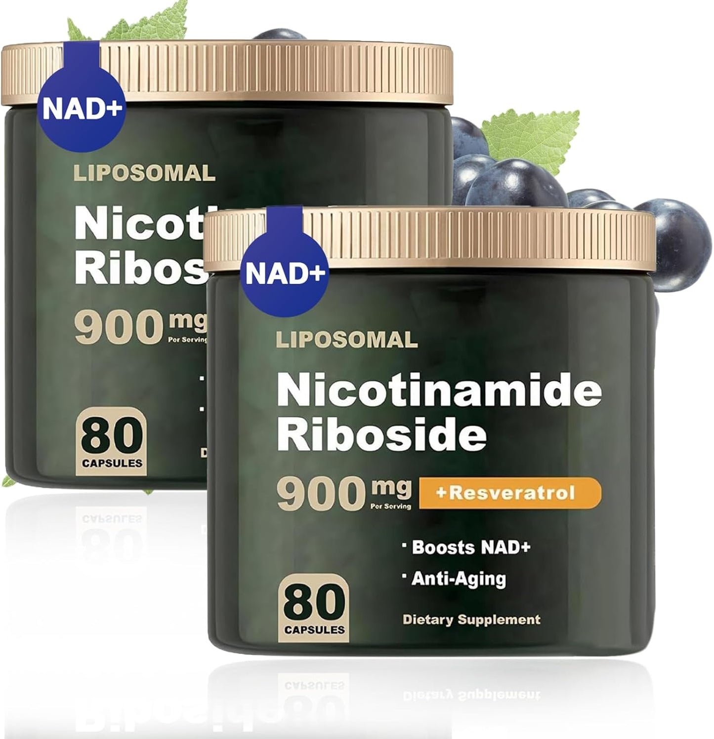 NAD+ Nicotinamide Adenine Dinucleotide Liposomal Resveratrol 900MG