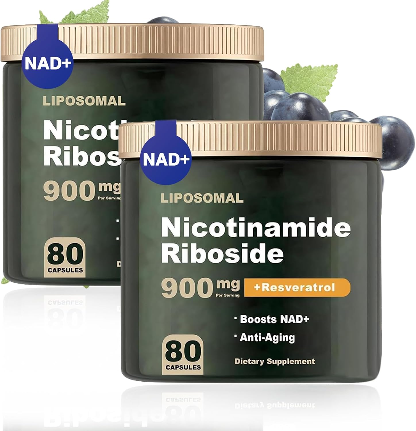 NAD+ Nicotinamide Adenine Dinucleotide Liposomal Resveratrol 900MG
