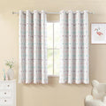 Total Blackout Curtains for Kids Bedroom with Pom Poms