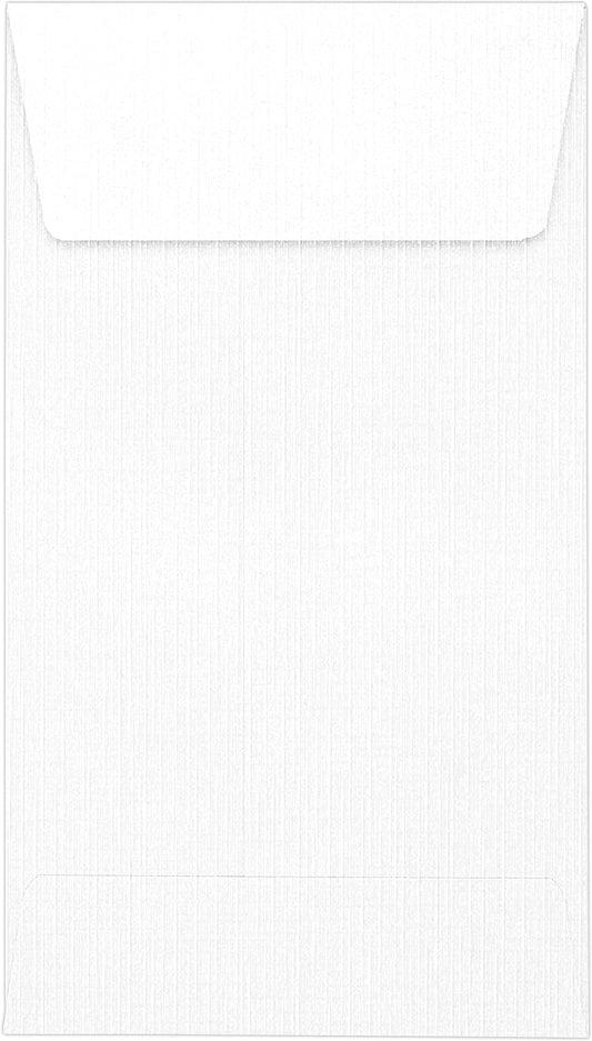 LUXPaper Coin Envelopes - Secure Peel & Press Design, 250 Qty