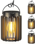Solar Lanterns Outdoor Waterproof Hanging Lights - Bright 12-16 Hr