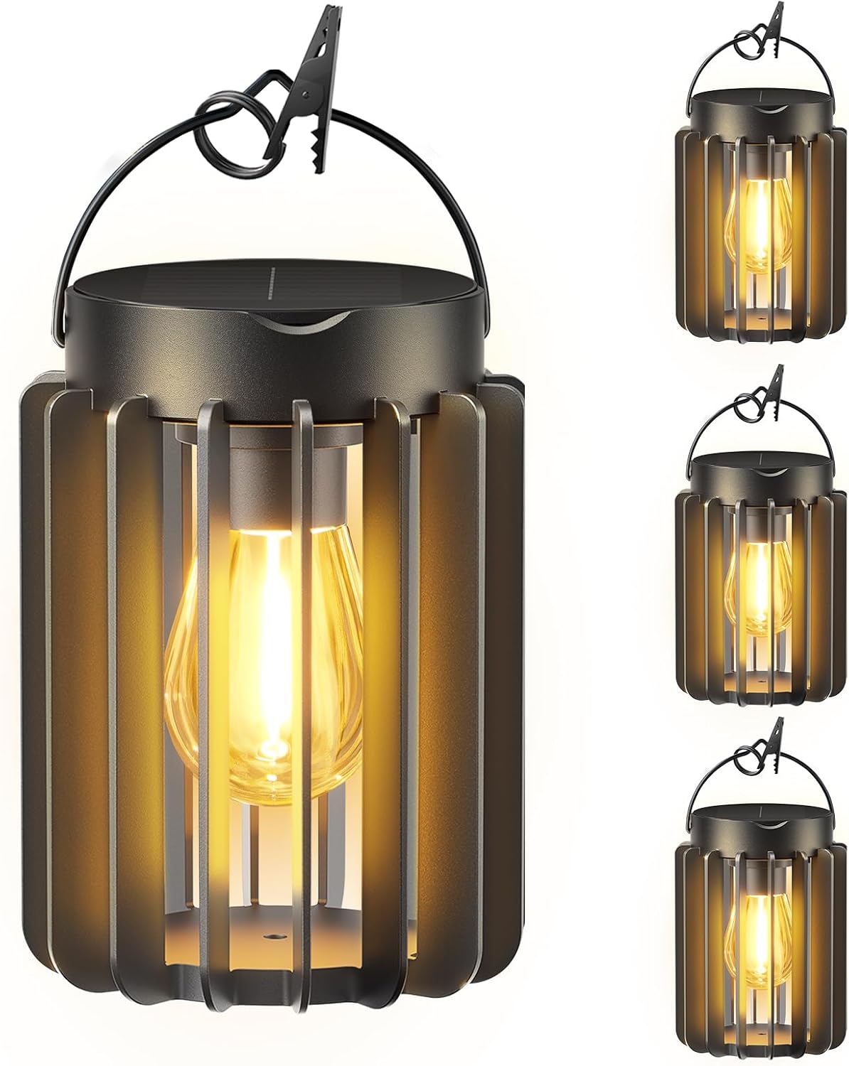 Brighter Solar Lanterns Outdoor Waterproof for Garden Decor