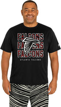 Zubaz NFL Men's Short Sleeve Team Graphic T-Shirt - Bold Team Style do