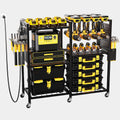 Mobile Workshop Power Tool Cart - Organize & Charge on the Go!