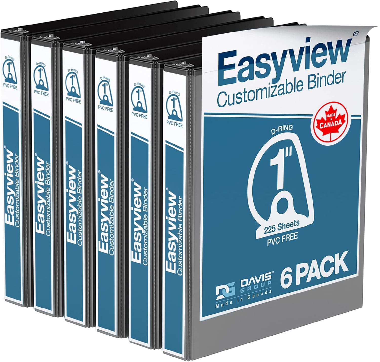 Easyview Premium 3-Ring Binders for School or Office Use