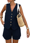 PRETTYGARDEN Women's Summer 2 Piece Outfits Sleeveless (Style GSJT)