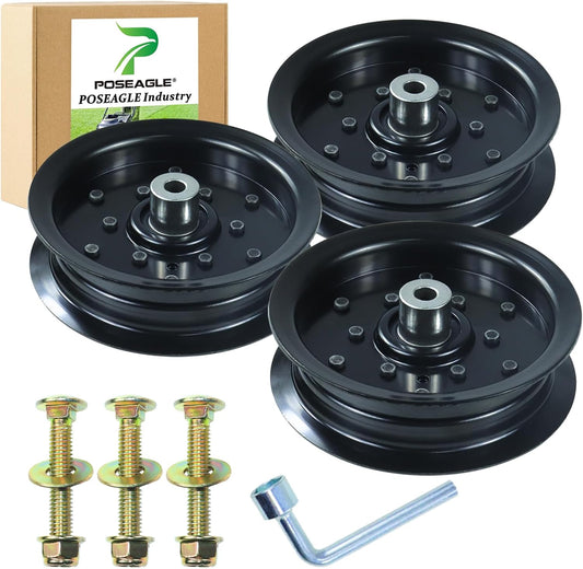 3 Pack 532196106 Idler Pulley Replacement for Lawn Decks