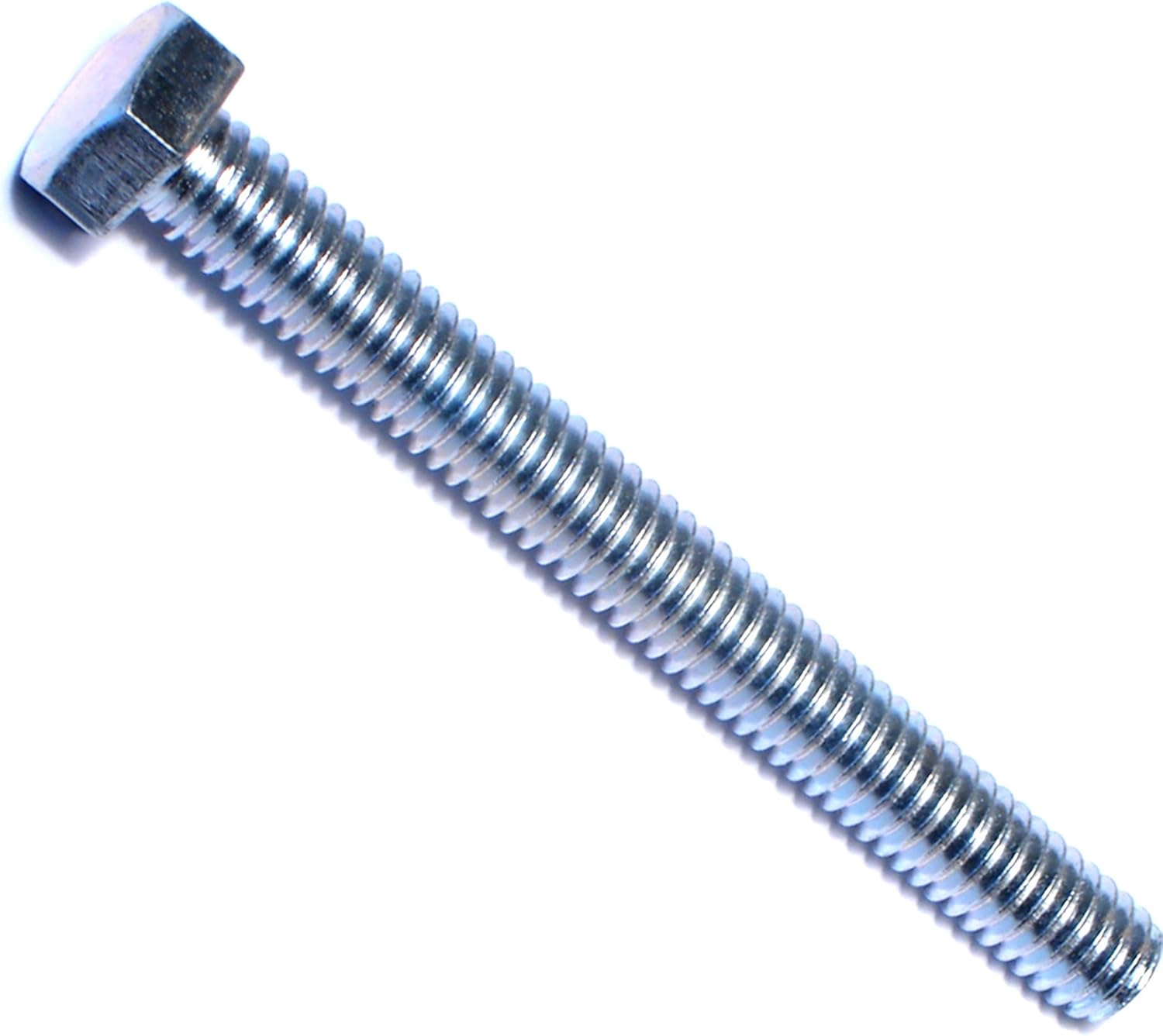 Full Thread Hex Tap Bolts 5/16-18 x 3, Piece-100, Zinc Finish